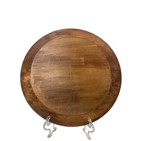 Vintage Retro Hand-painted Floral & Fruit Plate signed by artist - Picture 5 of 6